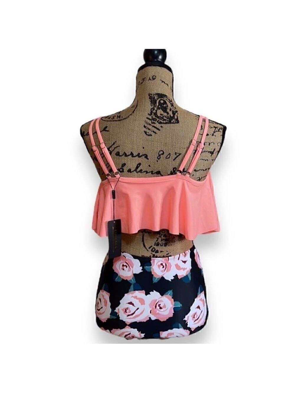 Coskaka Two Piece Bikini XS, Gorgeous 2 Piece!! High Waist Bottoms - Picture 4 of 6